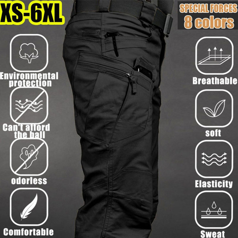 Fishing Pants Waterproof - Celana Kargo Taktis Pria 6XL Celana