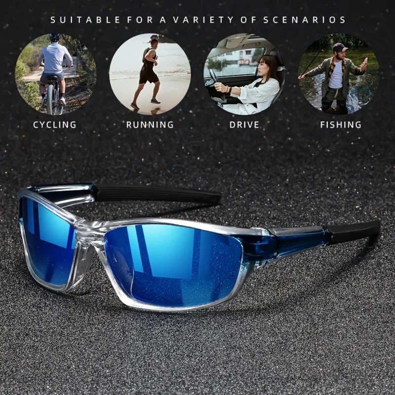 1/2 Buah Kacamata Hitam Olahra - Fishing Sunglasses Polarized ulasan dan harga