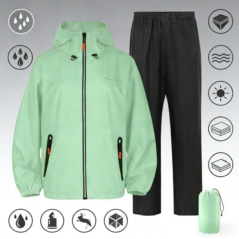 Setelan Jas Hujan Anti Air Ref - Fishing Pants Waterproof ulasan dan harga