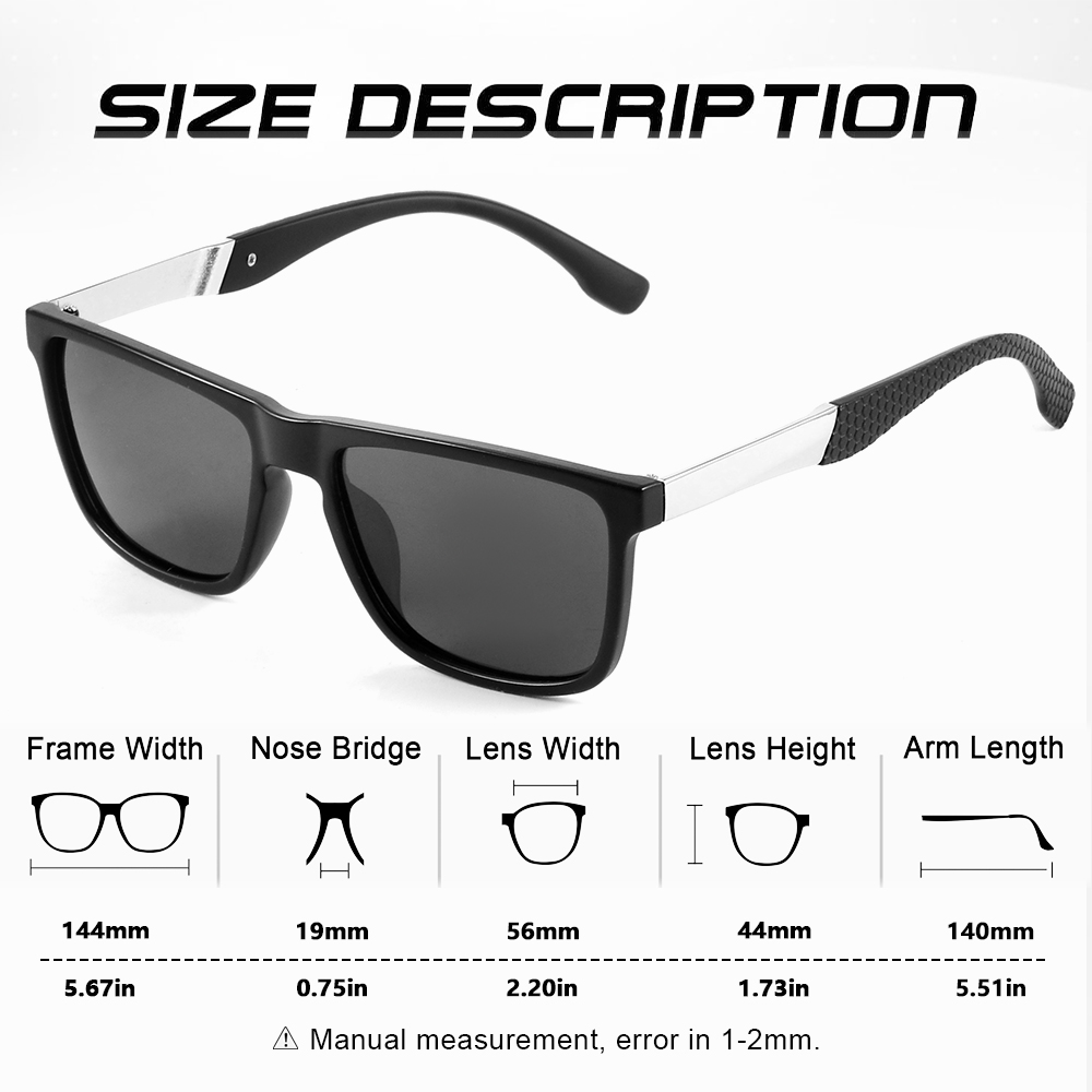 CRIXALIS 4 Buah Kacamata Hitam - Fishing Sunglasses Polarized ulasan dan harga